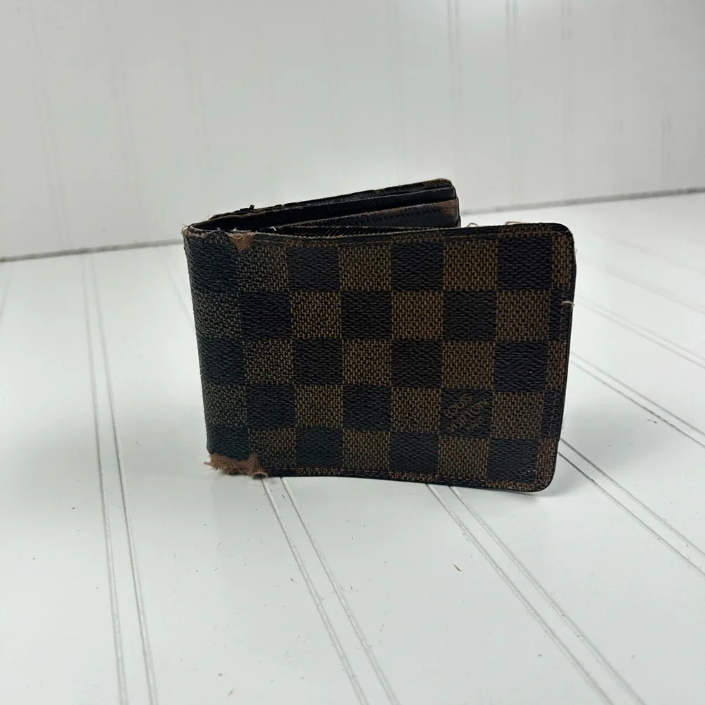 Louis Vuitton Damier Ebene Multiple Pocket Wallet Unisex - Picture 13 of 15